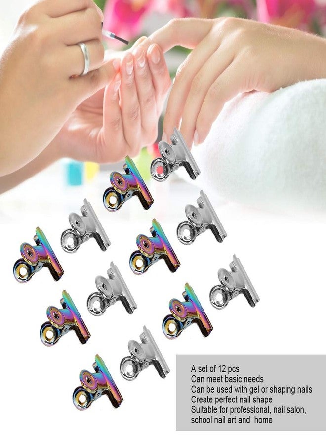 Jonlaki Finger Extension Clip Set,Nail Tips Clips,Gel Quick Building Nail Tips Clip,Nail clips for Finger,Gel Nail Tips Clip,Metal File Clips,DIY Manicure Tool,Fix Nail,Nail Salon - Image 2