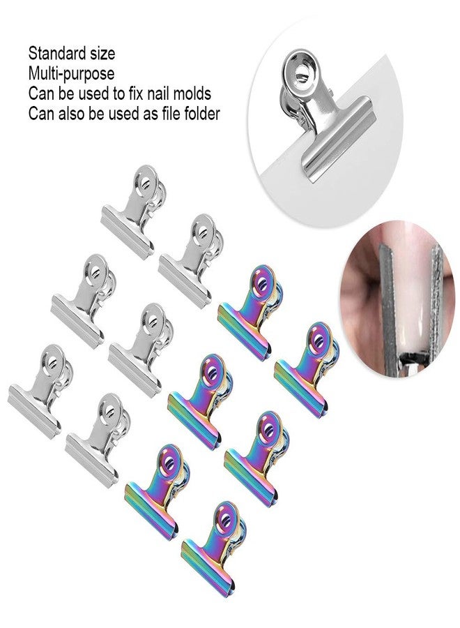 Jonlaki Finger Extension Clip Set,Nail Tips Clips,Gel Quick Building Nail Tips Clip,Nail clips for Finger,Gel Nail Tips Clip,Metal File Clips,DIY Manicure Tool,Fix Nail,Nail Salon - Image 4