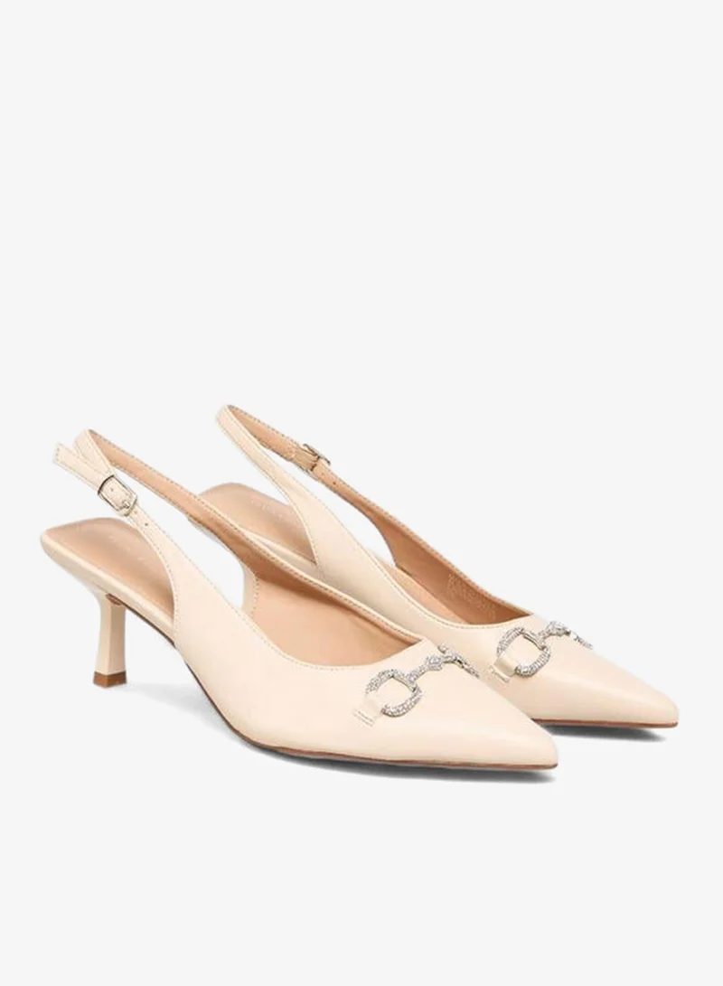 Women Embellished Kitten Heel Shoes
