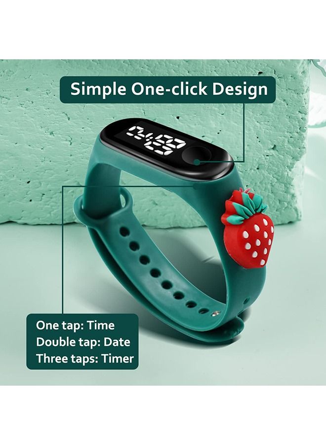 M3 Cartoon Children's LED Electronic Waterproof Touch Watch - Cute Cartoon Gifts for Children - Digital Sports Toddler Daily Waterproof LED Design