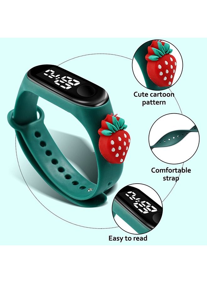 M3 Cartoon Children's LED Electronic Waterproof Touch Watch - Cute Cartoon Gifts for Children - Digital Sports Toddler Daily Waterproof LED Design