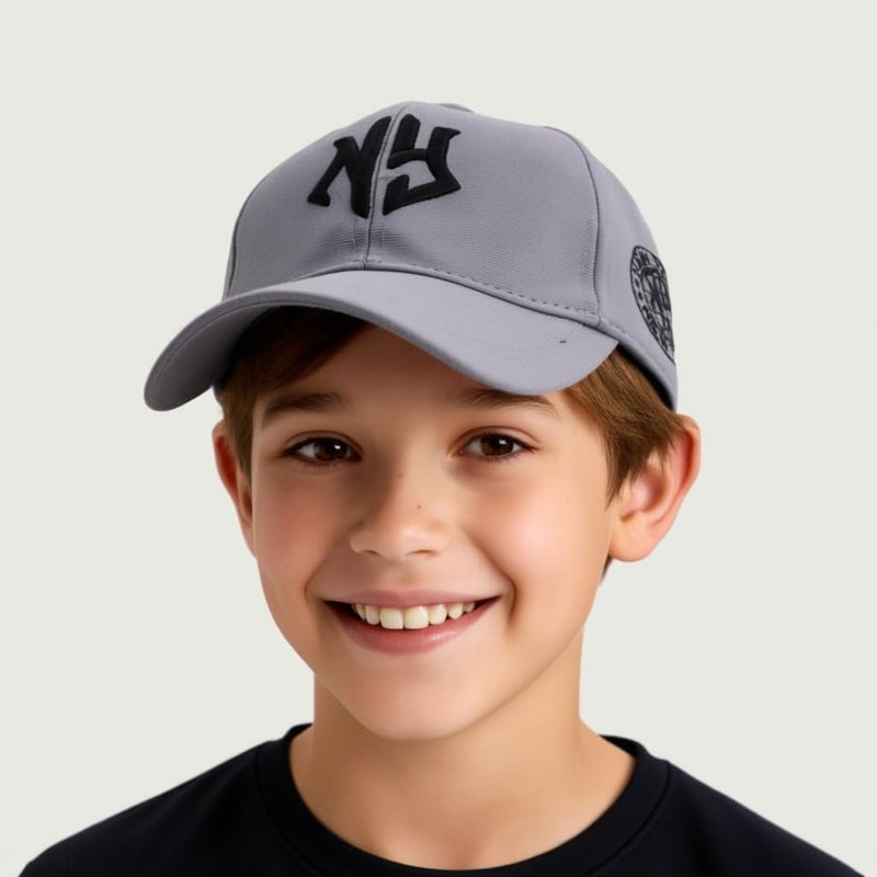 JAMONT NY Base Ball Cap Little Sports Cap for Active Kids, Baby Girls and Boys 4-12 Years - Image 2