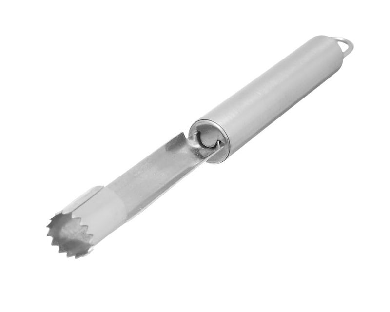 Stainless Steel Multipurpose Seed Remover Corer - Apple, Eggplant and Pepper Silver