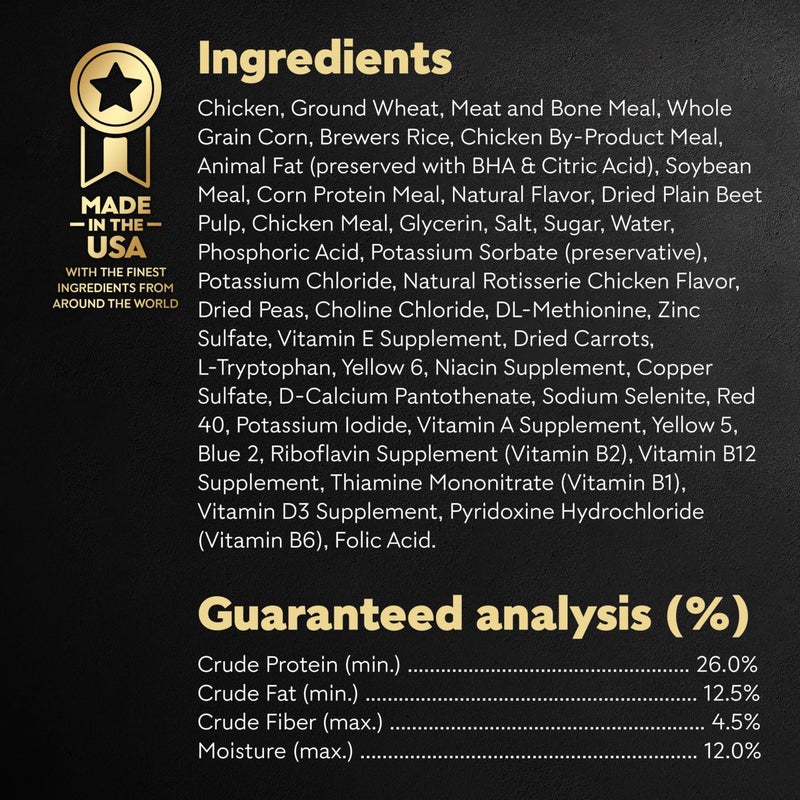 Cesar Small Breed Dry Dog Food Rotisserie Chicken Flavor and Spring Vegetables Garnish, 5 lb. Bag - Image 3