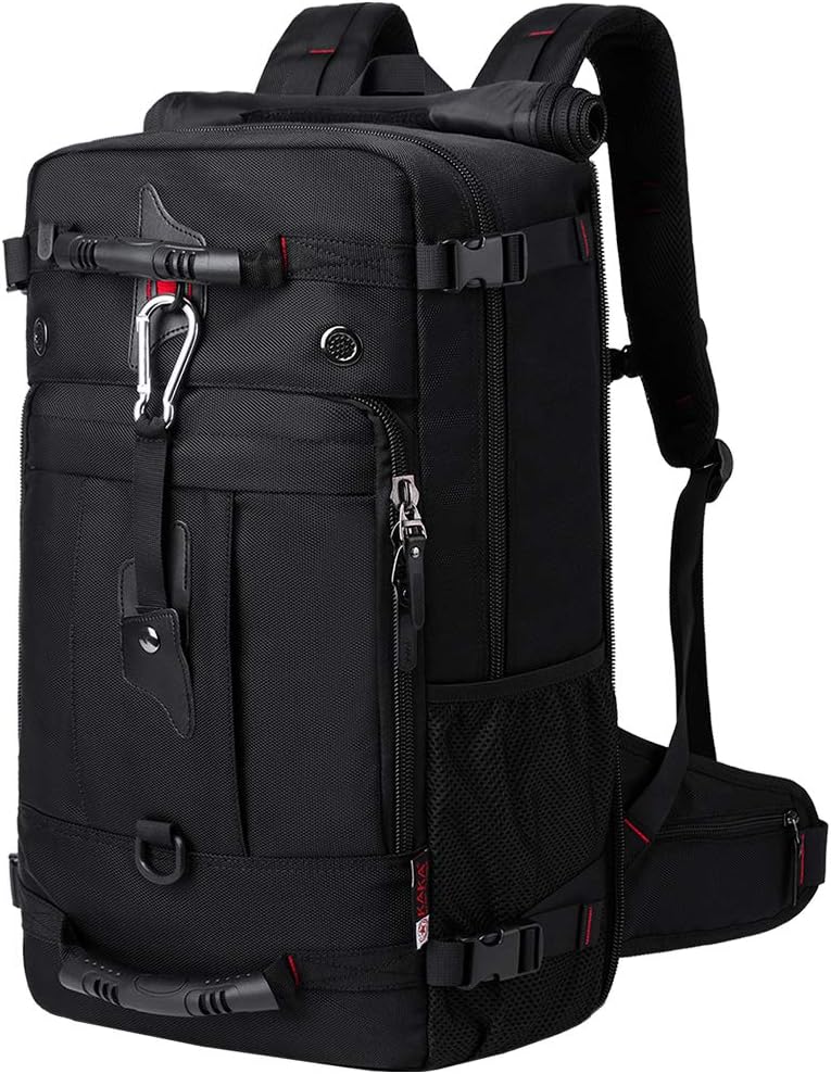 KAKA Travel Backpack, Carry On Backpack Durable Convertible Duffle Bag Fit for 15.6 Inch Laptop for Men and Women(Medium 35L) - Image 1