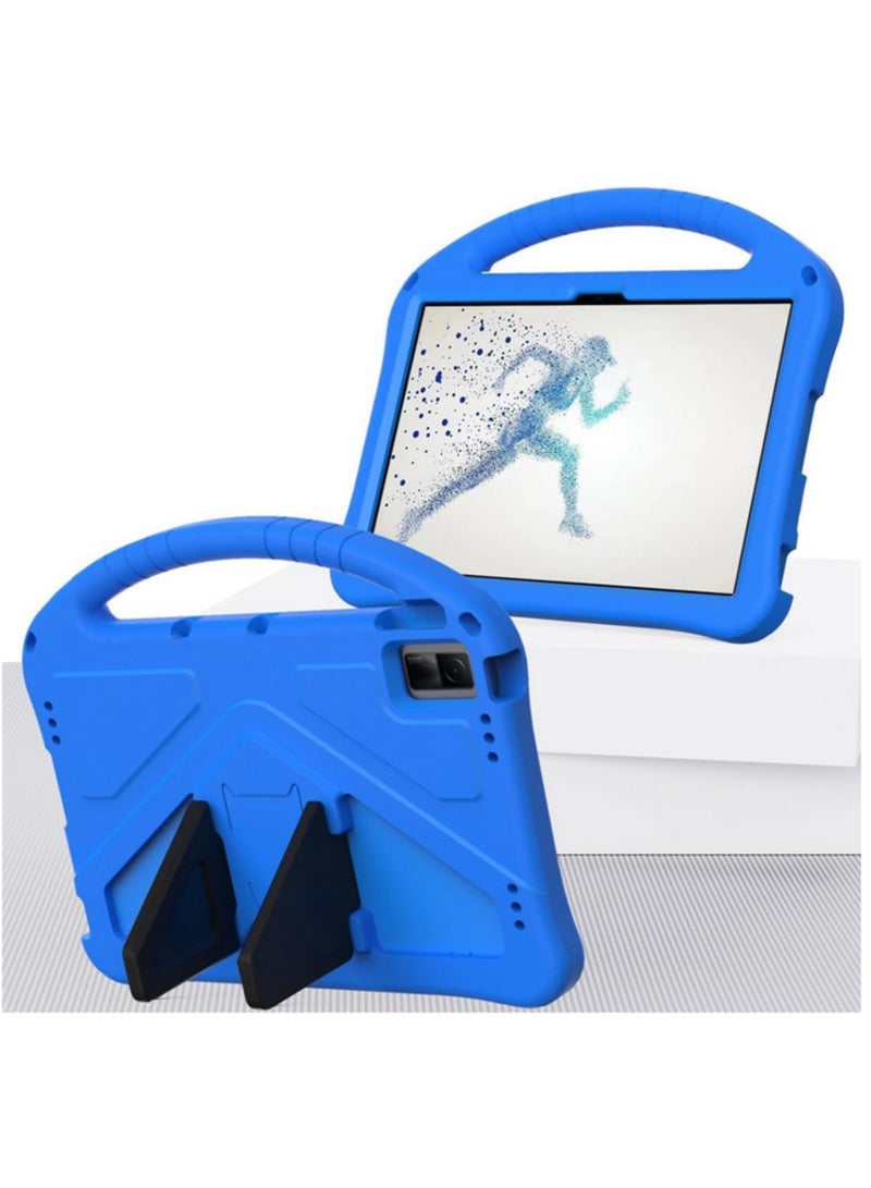 1 قطعة لحالة شاومي ريدمي باد SE 11 بوصة 2023 المضادة للصدمات - غطاء خفيف الوزن ومتين من رغوة EVA مع حامل مقبض - حماية صديقة للأطفال لتغطية أجهزة اللوحي للأطفال - أزرق - Image 4