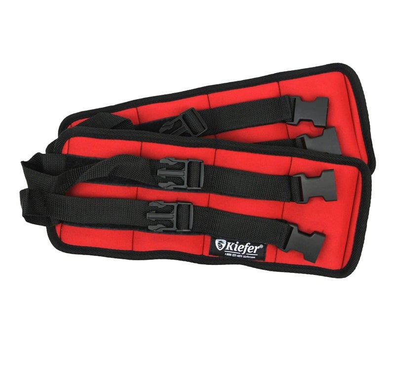 Kiefer AnkleWrist Weights 1Pair 25 Pounds Each Red 8114005