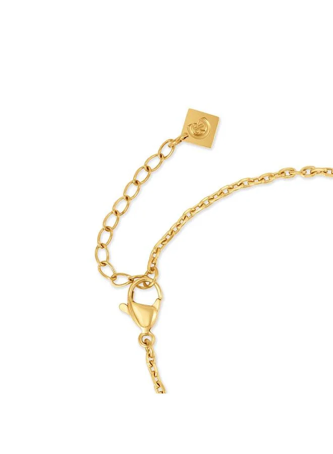CERRUTI 1881 Tessa Tessa Gold Plated Stainless Steel Double Chain Bracelet for Women 330mm for Women | Best Price UAE