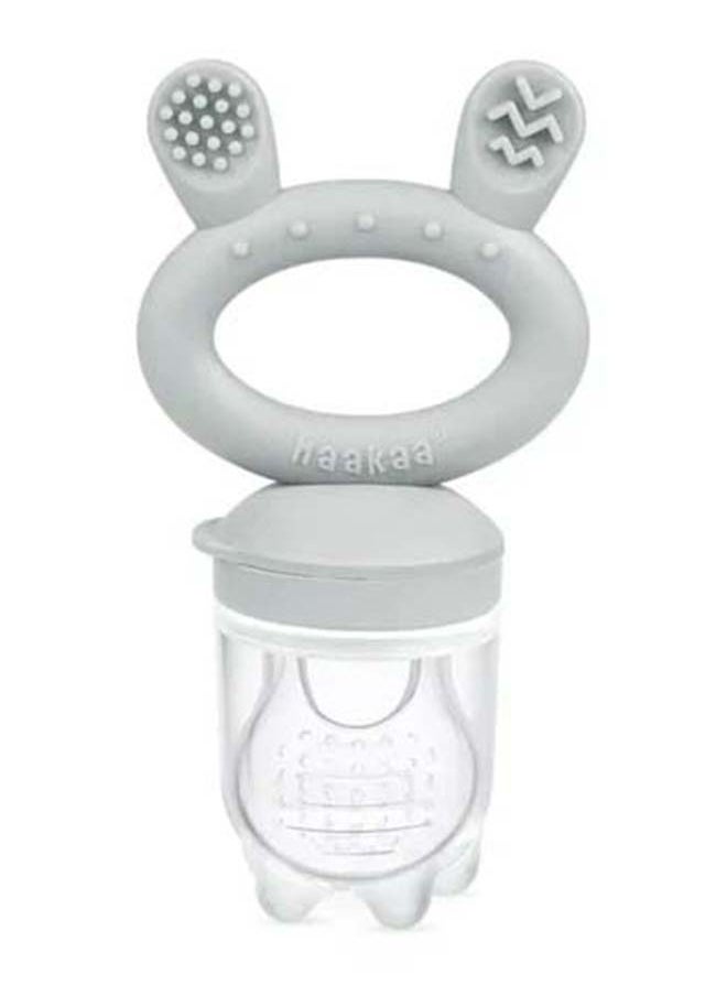 haakaa Fresh Food Feeder And Cover Set - Suva Gray  - Image 1