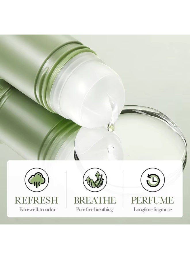 SADOER Body Perfume White Tea Deodorant Roll On Long-Lasting Freshness Sweat and Odor Control Non Irritating Underarm Protection Gentle Skin Care Underarm Moisturizing Deodorant 40ml - Image 4