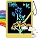 TEKFUN Toys for Girls Boys 10IN LCD Writing Tablet Magic Doodle Board with AntiLost Stylus Mess Free Coloring for Toddlers Drawing Pad Toddler Travel Car Plane Trip Toys Gifts Yellow - Image 3