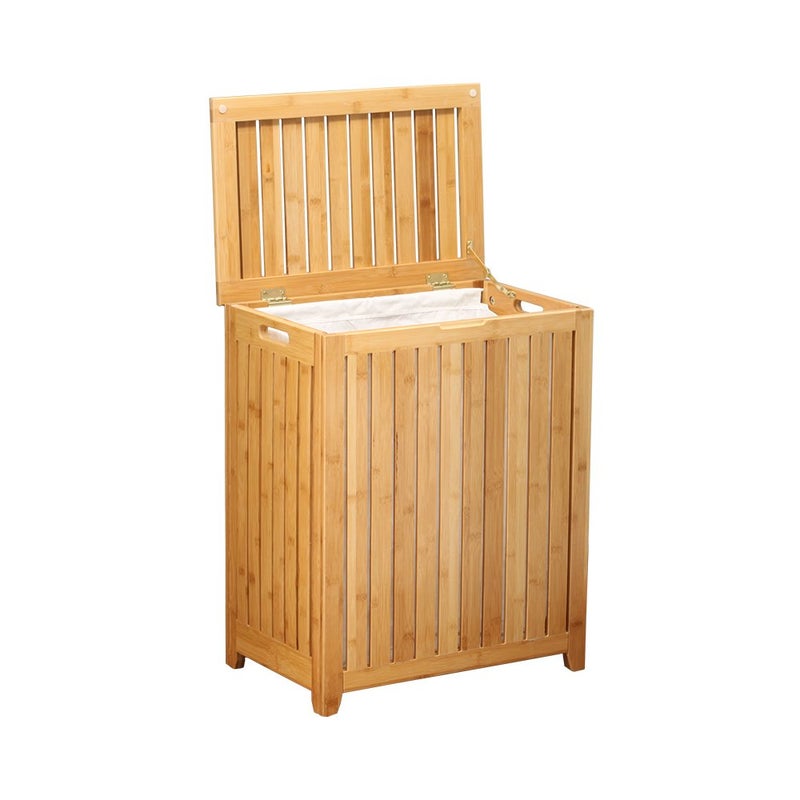 Oceanstar Spa-Style Bamboo Laundry Hamper - Image 2