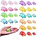 HOMICO 30PCS Mini Turtles Family Figurines Luminous Tiny Resin Animals Tiny Turtles for Dollhouse Fairy Garden Micro Moss Landscape Home Decor 3 Sizes and 10 Colors - Image 2