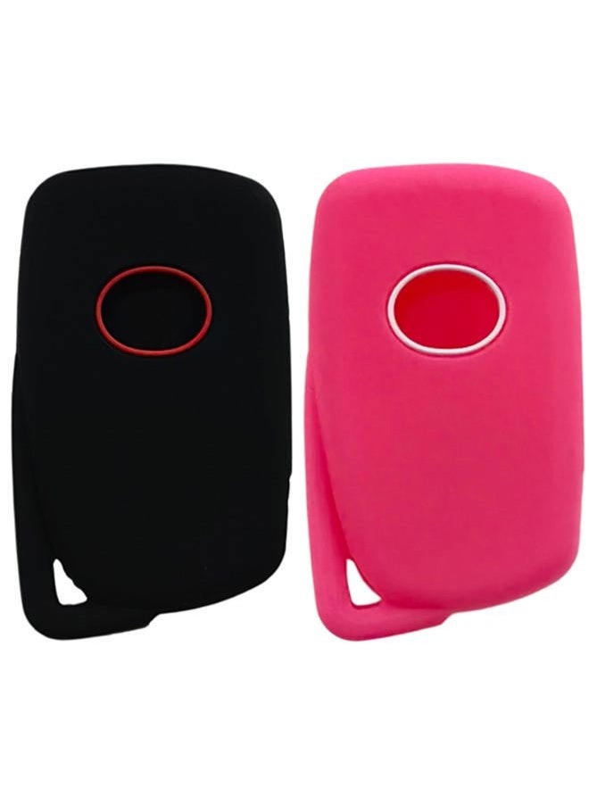 REPROTECTING Silicone Rubber Key Fob Cover Compatible with 2013-2021 Lexus ES300h ES350 GS350 GS450h IS200t IS300 IS350 LX570 NX200t NX300h RC350 RX350 RX450h HYQ14FBA - Image 2