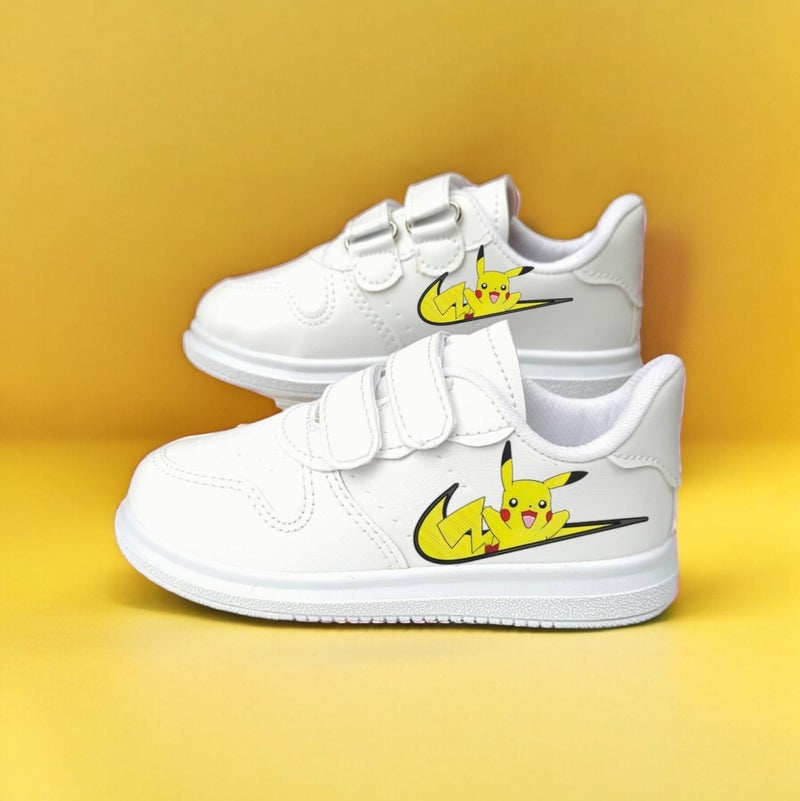 Amazon Design Special Design Yellow Poke Nayki Kids Sneakers  - Image 3