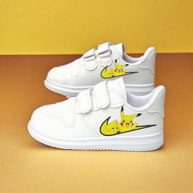 Amazon Design Special Design Yellow Poke Nayki Kids Sneakers  - Image 1