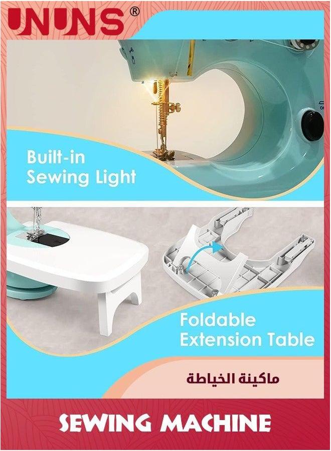 UNUNS Mini Sewing Machine,Electric Machine With Expansion Board,Fast Stitch Suitable For Clothes,Cutains,Jeans,DIY Home Travel  - Image 3