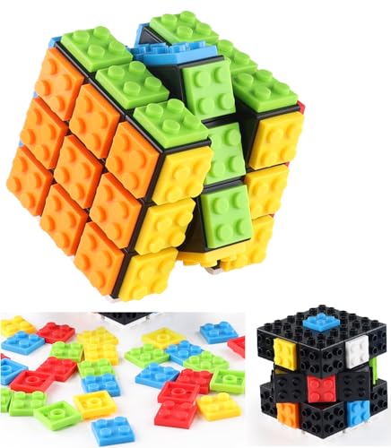 SHUYUE Puzzle Cubes 3x3x3 Magic Speed Cube Puzzles Black Sturdy and Operates Smoothly Great Colors Cube Puzzles Toy for Children and Adults Black - Image 1