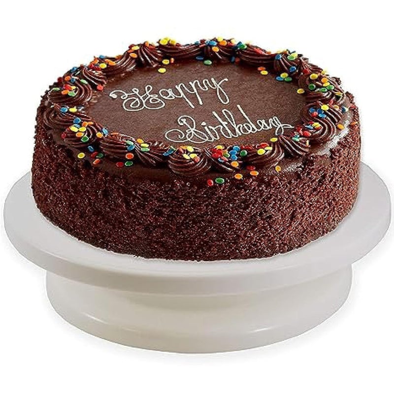Wishome 11 Inch Rotating Cake Turntable,Turns Smoothly Revolving Cake Stand White Cake Decorating Kit Display Stand Baking Tools Accessories Supplies for Decoration(Multi Color) - Image 3