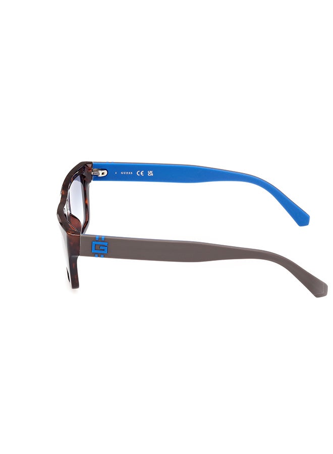 GUESS نظارات شمسية مستطيلة حماية من الأشعة فوق البنفسجية للرجال - GU0012052W55 - حجم العدسة: 55 مم - Image 2