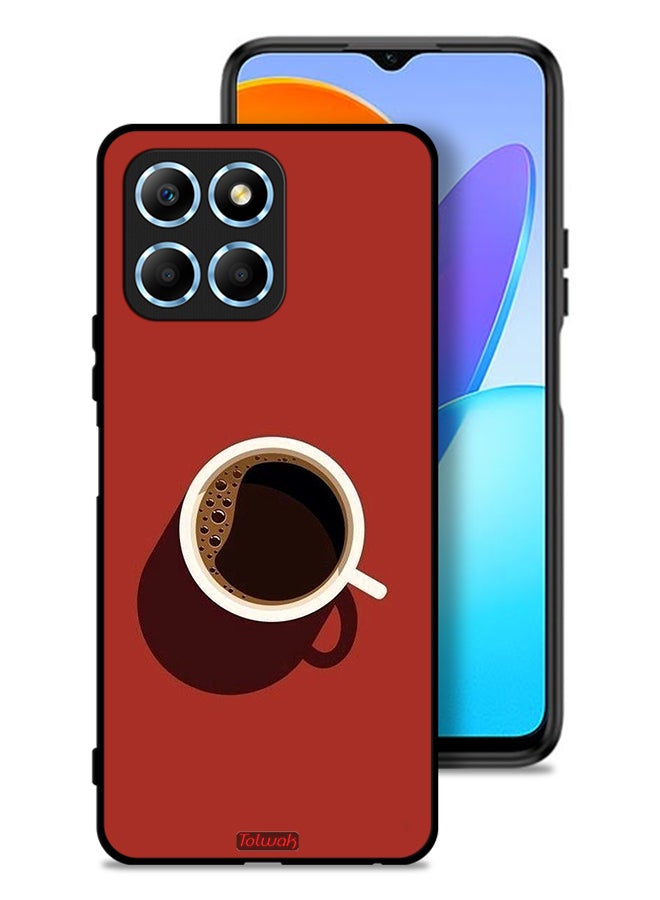 Tolwak Honor X8 5G Protective Case Cover Coffee Cup Art - Image 1