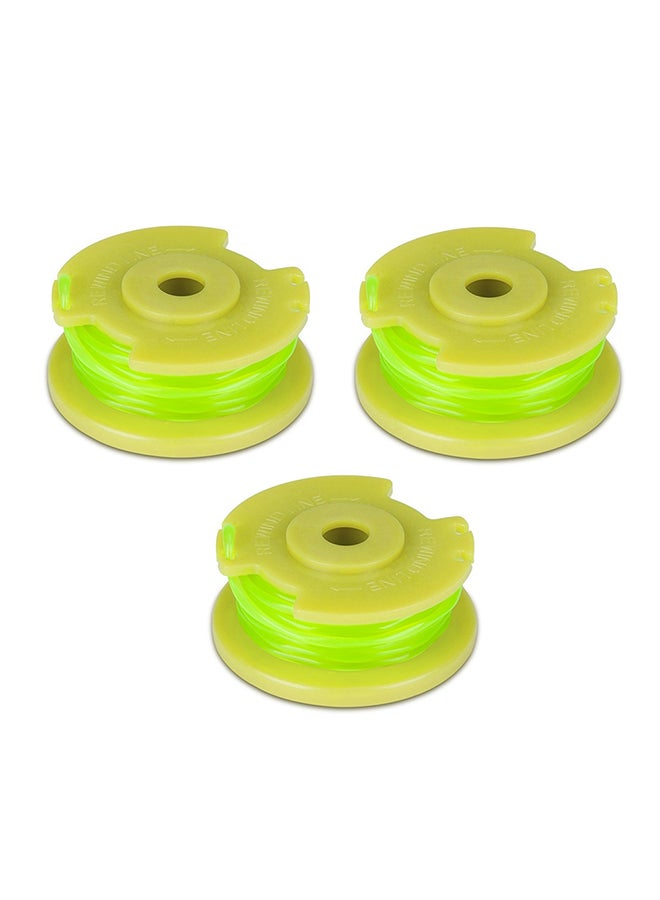 Generic 3 Piece Replaceable Automatic Mower Feed Thread Green 6.0 x 6.0 x 3.0cm  - Image 1
