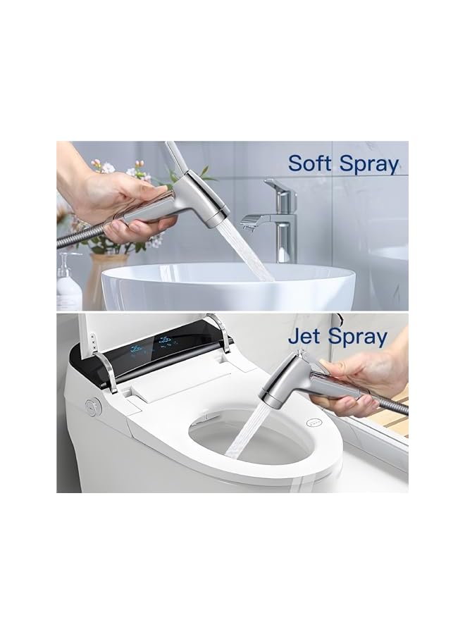 The Bros Handheld Bidet Sprayer,The Bros Washing Toilet Sprayer Baby Cloth Diaper Bathroom Sprayer Toilet Water Spray with 1.2 Meters Hose for Pet, Baby and Personal Cleaning - Image 5