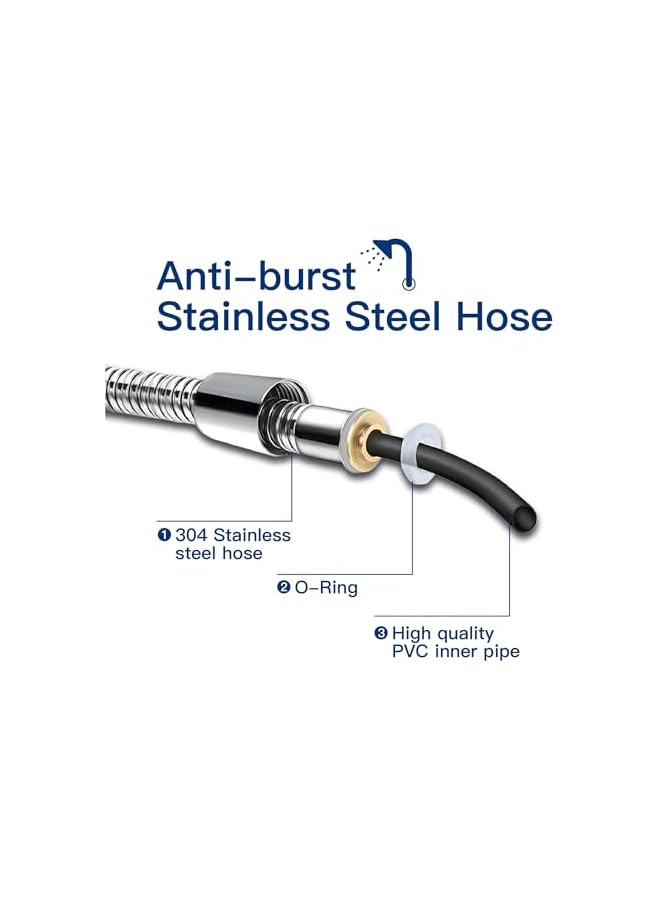 The Bros Handheld Bidet Sprayer,The Bros Washing Toilet Sprayer Baby Cloth Diaper Bathroom Sprayer Toilet Water Spray with 1.2 Meters Hose for Pet, Baby and Personal Cleaning - Image 3