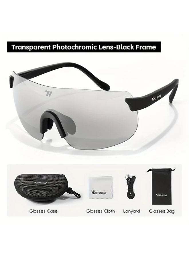 Style A Lightweight Fashion Cycling Glasses Color Changing Lens For Women Men - Image 1