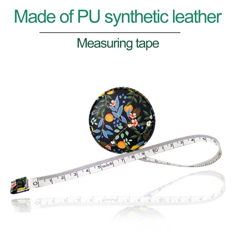 WAISTMEUP Tape Measure Measuring Tape for Body Tailor Cloth Fabric Sewing Knitting Craft Weight Loss Measurements Retractable 60-inch 1.5 Meter Push Button Dual Sided Tape Measure - Image 4