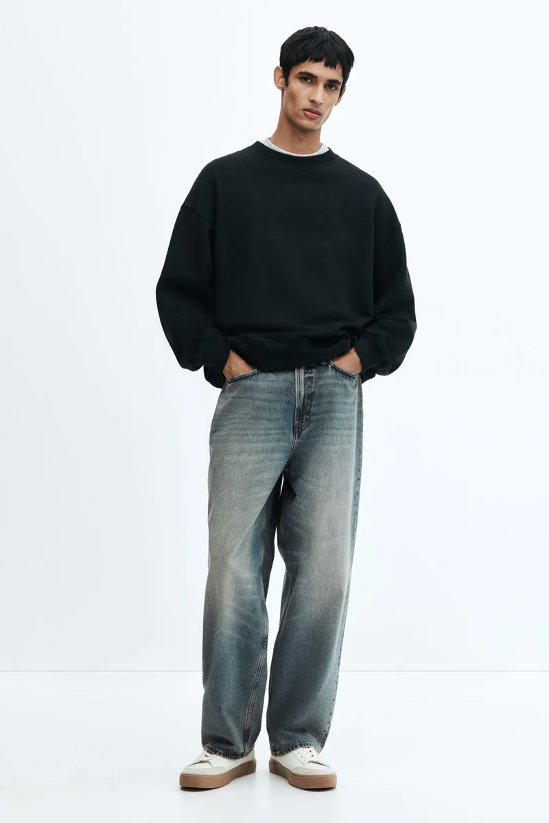 اتش اند ام جينز فضفاض