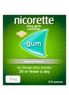 nicorette Nicotine Gum Original Flavour 2 Mg 210 Pieces  - Image 1