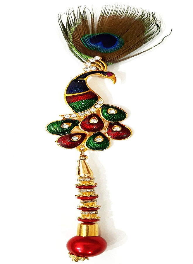 SRC Creations Metal Mor Peacock Brooch for men and women - Image 1