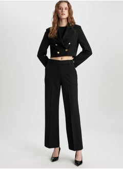 Straight Fit Regular Hem Chino Trousers