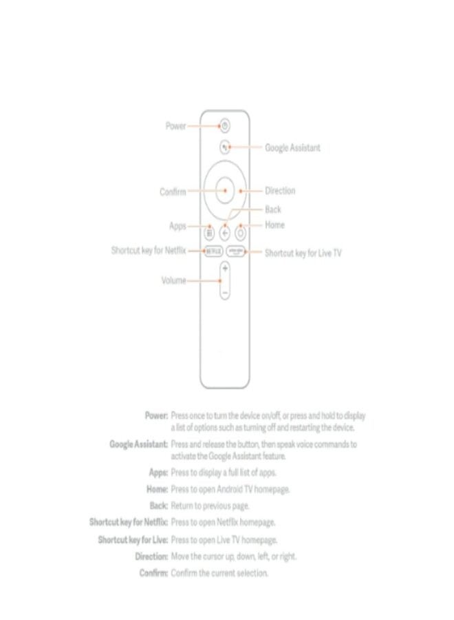 No branded Xiaomi Mi Box S Android TV 4K Streaming Media Player with Remote Control for Home and Outdoor Use - Image 5