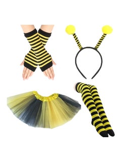 Excefore Bee Costume Set, Bee Costume Accessories Set, for Cosplay Party Costume, Bee Tutu Costume for Adults, for Cosplay Party Costume, L Size  - Image 1