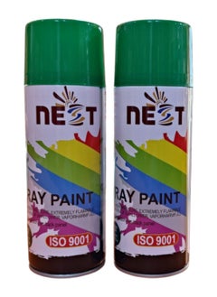 Nest "NEST Green Spray Paint - 400ml, Multipurpose, Fast Drying, High Gloss Finish  - Image 1
