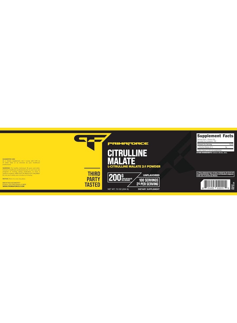 Primaforce Citrulline Malate Unflavored 200g - Image 5