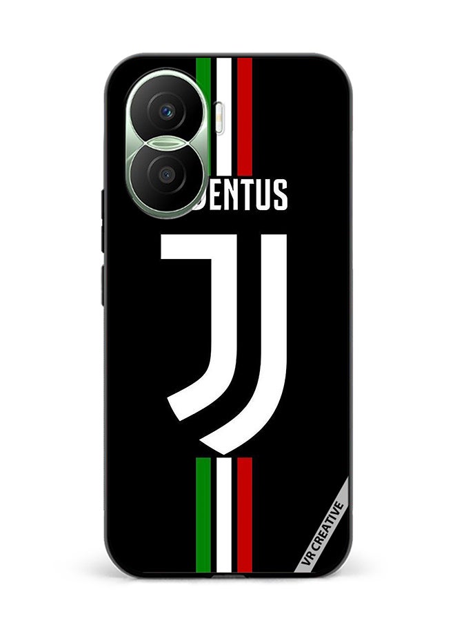 VR CREATIVE Protective Case Cover For Honor Play7T Pro Juventus Design Multicolour - Image 1