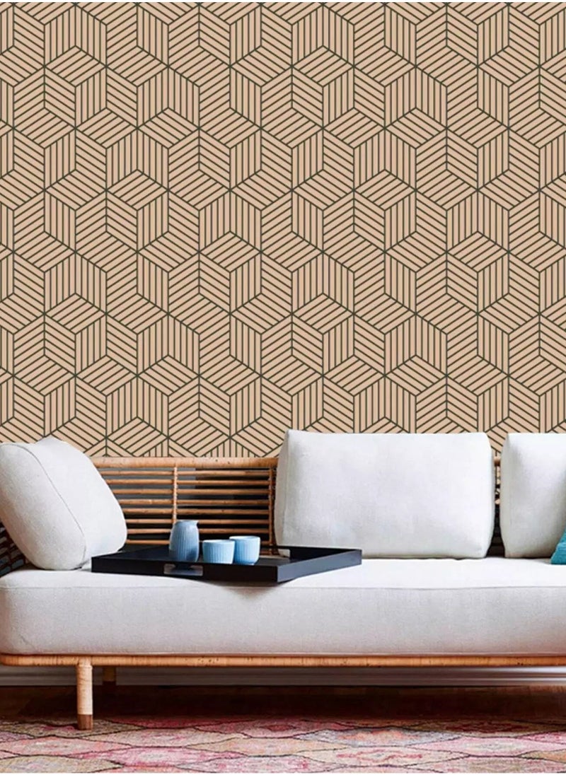 1sheet Geometric Pattern Sticky Wallpaper