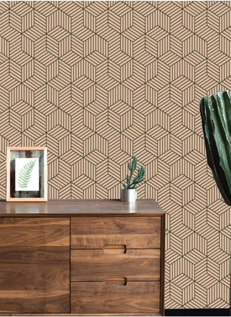 1sheet Geometric Pattern Sticky Wallpaper