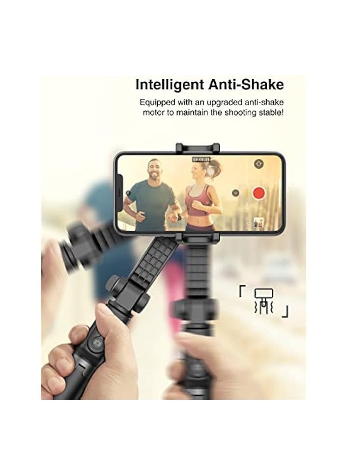 PROMASS Gimbal Stabilizer for Smartphone Selfie Stick Tripod with Wireless Remote Control 360° Rotation Auto Balance Stabilizer Portable Phone Stand for iPhone & Android Phones - Image 3