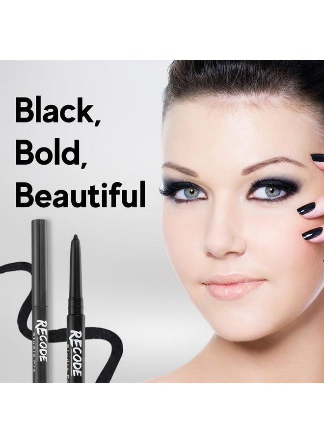 Recode recode Black Eyeliner Acute Matte Kajal Pencil 0.35 Gms  - Image 4