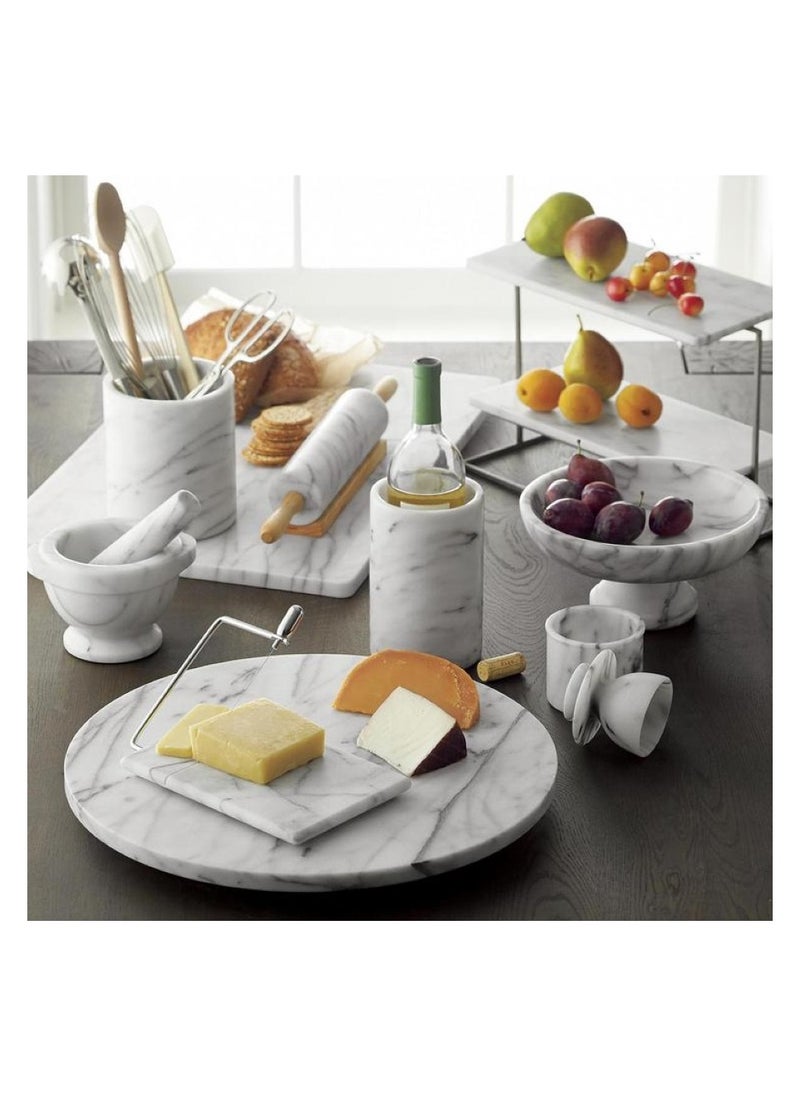 Crate&Barrel - French Kitchen Marble Butter Keeper - Image 1