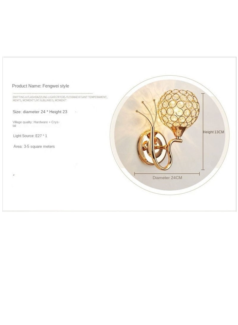 Y&D Ball Shape LED Wall Light With 3-Watt Light Bulb  - Image 2