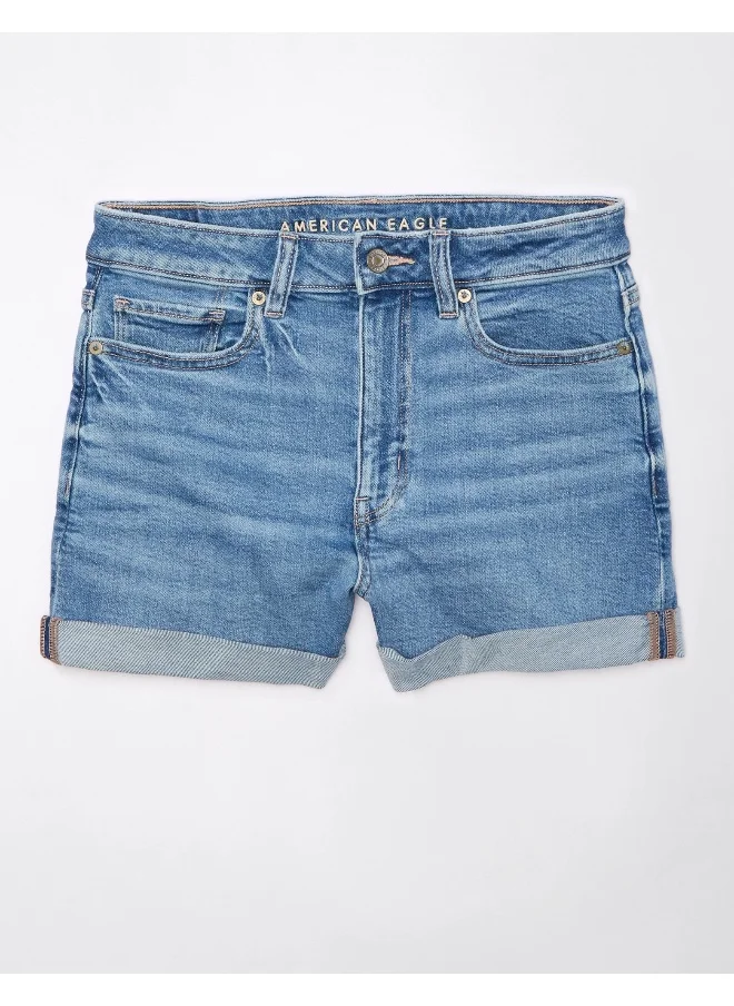 امريكان ايجل AE Stretch Denim Mom Short