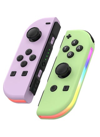 Joy Cons Wireless Controller for Nintendo Switch, Replacement for Switch Joypad with RGB Light, Joystick Support Double Vibration/Wake-up/Screenshot (Pink) - pzsku/ZF7FEF302AFDB4C57F508Z/45/_/1723025799/bbb8623c-6c87-4de7-8665-ad1cbcb56caf