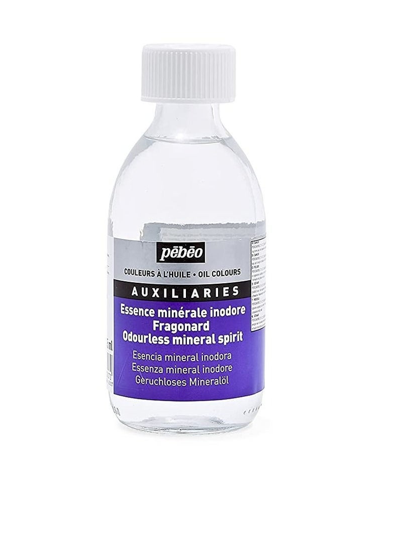 Pebeo 245 ml Odourless Mineral Spirit, Transparent - Image 1