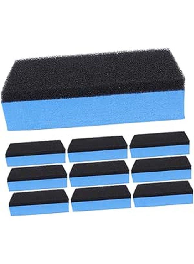 10Pcs Dual Sided High Density Car Wax Applicator Sponge Pads For Polishing And Cleaning - Image 1