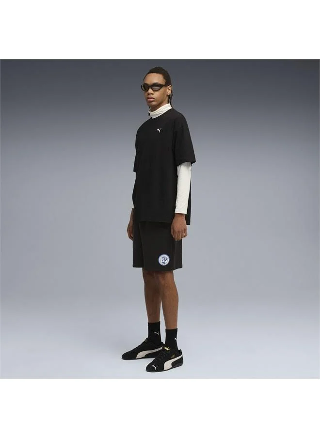Puma PUMA Black Wardrobe Essentials Sports Legacy Relaxed 7" Shorts Men for Men | Best Price UAE